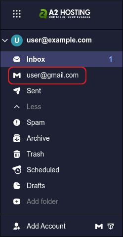 Webmail - Importing - Gmail